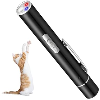 NXPUXP Jouets pour Chats,Jouets Interactifs pour Chats Et Chiens,Jouet Rechargeable par USB avec 3 Modes Réglables(V9)