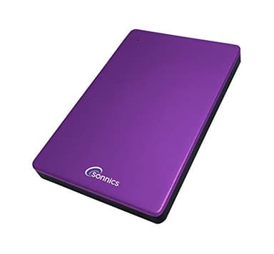 Sonnics 500GB Type C USB 3.1 Externes Portable Durs Disques pour Fenêtres PC, Mac, Smart TV, Xbox One/Série X & PS4 /PS5, Mauve