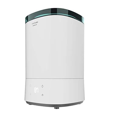 Cecotec Humidificateur BreezeCare 2600 Light Smart. 260 ml/h d’Humidification maximale, 3 Vitesses, Minuterie jusqu’à 8 Heures, Réservoir d’Eau d’3,2 L, Couverture Jusqu’à 40 m² (3000)