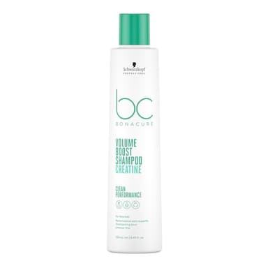 Schwarzkopf Professional Bonacure Volume Boost Shampoo Cheveux Fins Et Plats Complexe De Soins Végan Avec Kératine Cell Equalizer Technology Antistatique Chevelure Plus Épaisse Purifiant 250 ml