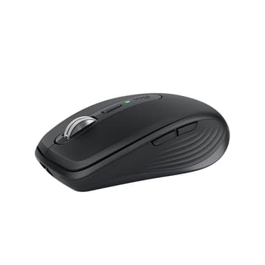 Logitech MX Anywhere 3S Souris Sans Fil Silencieuse, Compacte, Défilement Rapide, Suivi toute Surface en 8K DPI, Boutons Programmables, USB C, Bluetooth, Windows PC, Linux, Chrome, Mac - Graphite