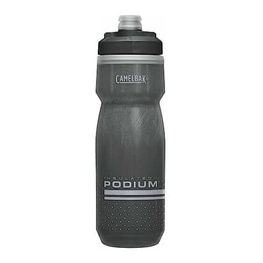 CamelBak PODIUM CHILL 620ml – bouteille de vélo – bouchon auto-fermant – étanche – nettoyage facile – ajustement optimal au porte-bidon – Black, taille: OS