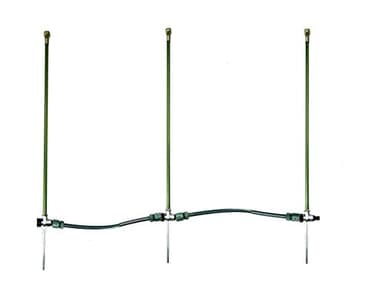 O'FRESH Brumisateur Jardin Exterieur Grande Surface - Trio de Brumisateurs de Terrasse Serre Pergola - Brumisateur Extérieur à Hauteur Ajustable (85 à 155 cm)