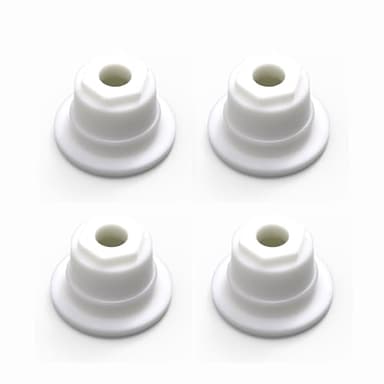 Sintrix Fab 4 x Charnières & Supports de Tiroir Renforcés Compatible avec Type IKEA BISSA, Pièce de rechange pour référence 120292/10095065 (Diamètre du trou : 11,2 mm)