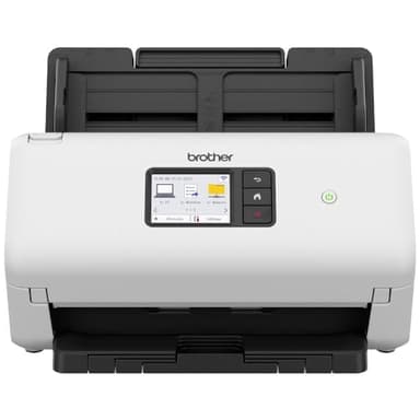 BROTHER ADS-4500W Scanner de Documents Bureautique| Recto - Verso | A4 | Rapide 35 Pages/Minute| Réseau Ethernet , Wi-Fi, Wi-Fi Direct | Scan to USB |ADF de 60 feuilles