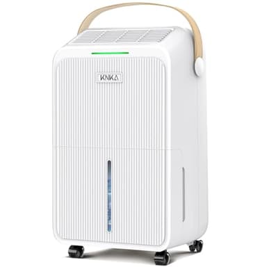 Deshumidificateur d Air, 16L/J, Déshumidificateur Electrique, 110m³ (45㎡), Silencieux, 4 Modes, Consommation Réduite de 30%, Protection Anti-Débordement, Pour Appartement, Cave, Salon
