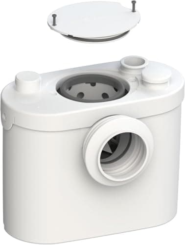 SFA - Sanibroyeur Silencieux (46 dB) Pro Up - Broyeur WC pour Salle d'Eau avec Lave-main - Installation Discrète - Maintenance Facilitée - 33,9 x 22,2 x 32,3 cm - 400W - Made in France