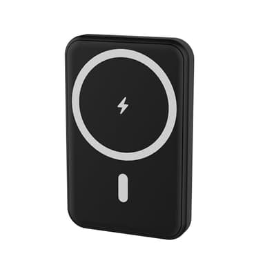 Wonder Full Power - Batterie Externe MAGNETIQUE 5 000 mAh - Compatible avec iPhone, Samsung, et Autres Mobiles Power Bank - Charge Rapide 20W avec USB-C Entrée & Sortie - Câble USB-C fourni.