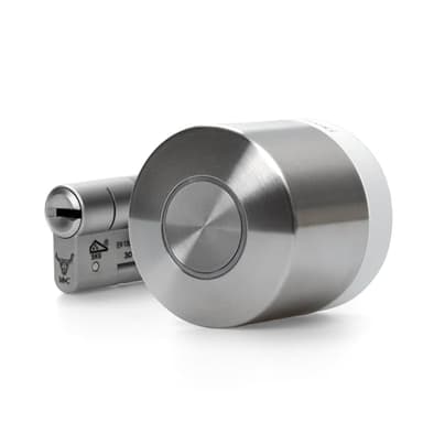 Nuki Smart Lock Ultra, serrure électronique avec Bluetooth, WiFi & Matter, Intégration domotique facile, Déverrouiller la porte à distance, avec 3 modes de verrouillage différents