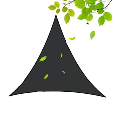 HUJZJY Voile D'Ombrage Triangulaire 4x4x4m, Toile d Ombrage Impermeable, Toile d Ombrage Triangulaire, Toile Ombrage Exterieur Triangulaire, pour Patio Jardin, Terrasse, Extérieur