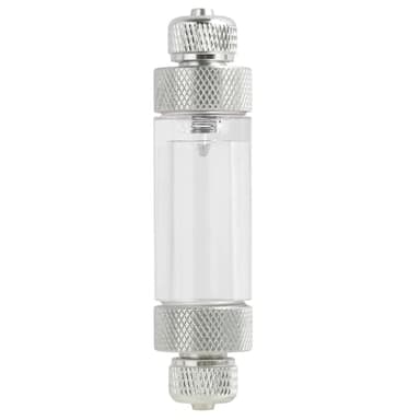 Compteur en Bulles de CO2 pour Aquarium avec Clapet Anti Retour en Aluminium, Diffuseur CO2 Aquarium, Compteur de CO2 à Double Tête pour Aquarium, Outil pour Fish Tank, Prévient le Refoulement