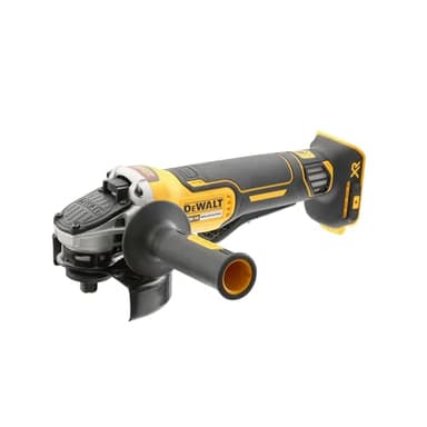 DEWALT Meuleuse XR 18V Brushless 125mm - Interrupteur à Palette - Outillage Sans Batterie Ni Moteur - Poignée Latérale 2 Positions, Carter de Protection Réglable & Clé de Service Inclus, DCG406N-XJ