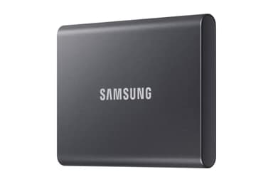 Samsung SSD Externe T7 1 To, Gris titane, MU-PC1T0T/WW, Vitesse de lecture/écriture jusqu'à 1050 Mo/s, Sécurisation par mot de passe