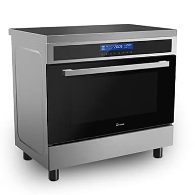 KKT KOLBE Fours et cuisinières avec plaque à induction | 90 cm | 108 l | 4 zones | zone flexible | 15 niveaux de chaleur | CC9001IND