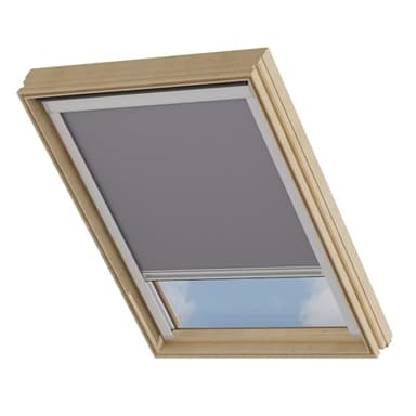 Cocoon Store Occultant sans Percage MK04 Rideau Thermique - Store pour Fenetre de Toit - Isolant Thermique - Gris