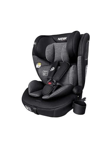 Nania Milano, Siège auto bébé ISOFIX, évolutif 76-150 cm, de 9 à 36 kg, 15 mois à 12 ans, Têtière ajustable 12 niveaux de réglages, Protections latérales, Housse amovible et lavable, Porte gobelet