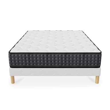 Mobilier-Deco Kenan - Ensemble sommier + Matelas 26 cm 160x200