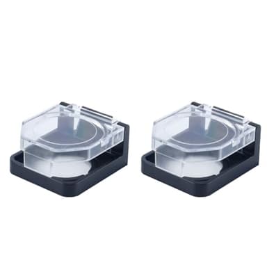 Orivin Lot De 2 Caches Pour Interrupteur À Bouton-poussoir D'alimentation, Protection Étanche, Anti-collision Et Anti-poussière Pour Trou De Montage De 22 Mm