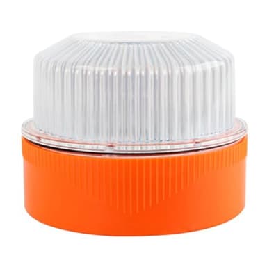 Gyrophare Magnétique Rechargeable V16 – Feu Stroboscopique LED Orange avec Modes Clignotants | Étanche (IP), pour Véhicules, Fourgons, Camions et Remorques | pour Travaux, Dépannage et Véhicules de Se