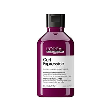L'OREAL PROFESSIONNEL - Crème Lavante Hydratation Intense Curl Expression - Shampoing Cheveux Bouclés & Crépus - Homme & Femme - Hydratation Longue Durée - 300 ml