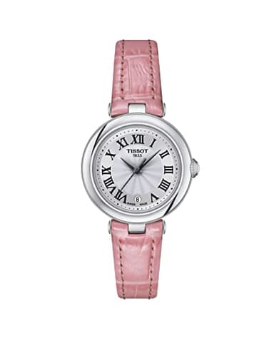 Tissot Bellissima Small Lady watch pink leather T126.010.16.013.01 316L steel