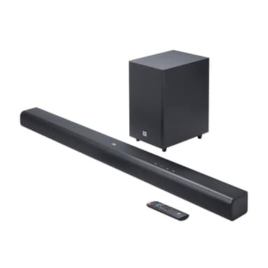 JBL Cinema SB 550, Barre de son 3.1 canaux avec caisson de basses intégré, connexion HDMI ARC, Dolby Audio, Bluetooth intégré, design compact, 250 W, noir, Prise européenne (Type C)
