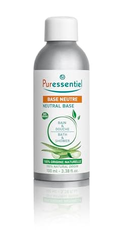 Puressentiel – Base Neutre Bain et Douche BIO – Visage, Corps et Cheveux - Pour huiles essentielles - 100 ml