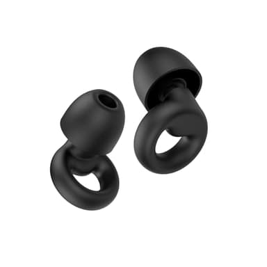 Bouchons d'Oreilles pour Dormir Réutilisables, Réduction de Bruit jusqu'à 46 dB, 7 Paires d’Embouts en Silicone, Bouchons Antibruit Confortables pour Sommeil, Étude, Voyage et Concerts