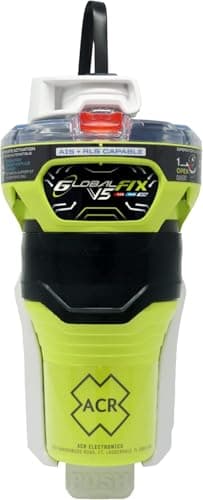 ACR GLOBALFIX™ V5 AIS EPIRB - SOS, GPS, couverture mondiale, lien de retour, application mobile, libération manuelle CAT 2, signalisation AIS locale et satellite, recherche et sauvetage
