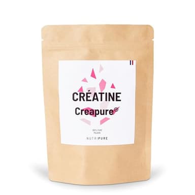 Nutripure | Créatine Monohydrate Poudre Creapure® 100% Pure | Goût Neutre | Vegan | Augmentation Force Musculaire | Idéale pour les Sports Intensifs et la Musculation | 150g | Fabriqué en Allemagne