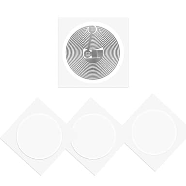 Lot de 20 BABIQT Étiquettes RFID M-IFARE Classic 1K S50 Étiquettes NFC Tag M1 Autocollants RFID ISO 14443A 13,56MHz Tags Étiquettes M-ifare MF1 Autoadhésives, 1 Pouce (2,5 cm) Rondes