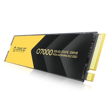 ORICO M2 SSD 2To, NVMe SSD M.2 avec Dissipateur Thermique, PCIe 4.0 x 4, jusqu'à 7000MB/s, SLC Cache 3D NAND, Disque Dur Interne M.2 2280 pour PS5, PC de Bureau et Ordinateurs Portables-O7000