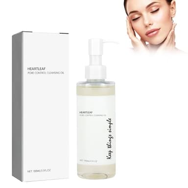 100ml Natural Cleansing Hydrophilic Facial Makeup Remover Oil, Huile Nettoyante Pour Le Visage ContrôLe Des Pores, Un démaquillant léger et doux pour le visage et les lèvres 7