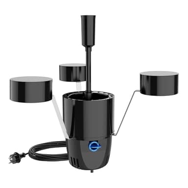 SunSun CSP-250 Écumeur Skimmer Flottant de Bassin - aspirateur de Surface Jusqu’à 40 m² - 2500 l/h / 45 W - avec Pompe et câble - Ramasse-Feuilles Entretien Eau Jardin