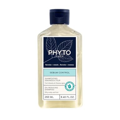 Phyto Paris - Solution Cuir Chevelu - Shampooing Séboréducteur 250ml - Cuir Chevelu & Cheveux Gras - Réduit l’Excès de Sébum - Purifie Durable­ment - Action Longue Durée - Sans Silicones
