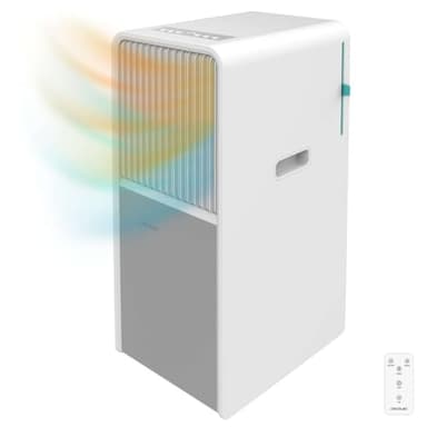 Cecotec Climatiseur Portable ForceClima 9450 Style Heating. 9000 BTU, Surface de 16 m², Télécommande, 5 Modes et 2 Vitesses, Minuterie, Roues Multidirectionnelles 360º