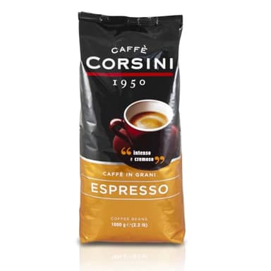 Caffè Corsini Espresso, 1kg. Sélection de grains de café pour un mélange au goût intense et crémeux