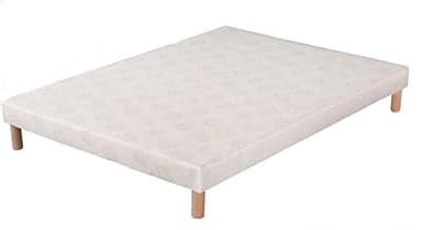 Hévéa Sélection Sommier tapissier volige 140x190 + 4 Pieds