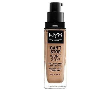 NYX Professional Makeup Fond de Teint Liquide Couvrant Tenue 24h Can't Stop Won't Stop Liquid Foundation, Waterproof, Fini Mat, Formule Vegan, Teinte : Classic Tan (12)
