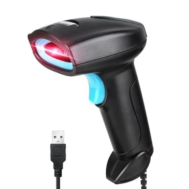 JIAN BOLAND U1 Lecteur de codes-barres CCD filaire USB 1D Prend en charge les scanners de codes-barres pour magasin, supermarché, entrepôt