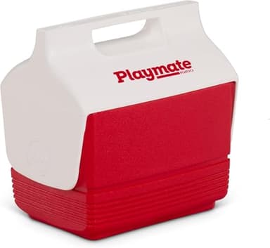 Igloo Playmate Elite - Glacière Passive 15L - Froid Longue durée - Mini Réfrigérateur Portable pour Le Sport, la Plage, Les Pique-niques - Rouge/Blanc