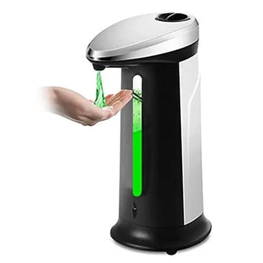 Distributeur automatique de savon de 400 ml, gel douche, machine à mousser liquide, lave-mains, distributeur de savon sans contact, capteur infrarouge, pompe à mousse liquide mains libres pour salle