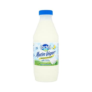 Lactel Matin léger Lait pasteurisé demi écrémé 1 L
