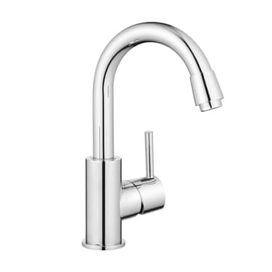 GRIFEMA Robinet Lavabo Salle Bain Monocommande Haut Pivotant à 360°, Laiton, Eau Chaude et Froide Disponible, Aérateur Démotable, G1002