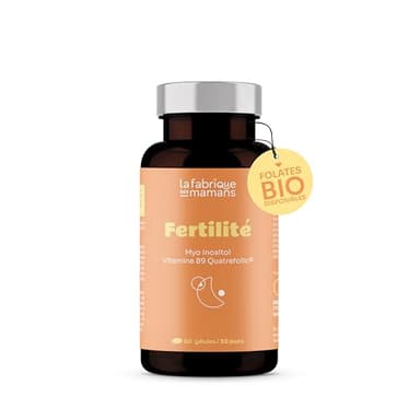 Fertilité, Conception et Grossesse | Complément alimentaire, Vitamine B9 (acide folique), Myo Inositol, Iode | La fabrique des mamans, 30 jours, Vegan, Fabriqué en France