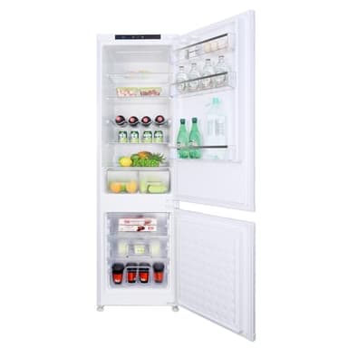 magictec Frigo congelateur encastrable réfrigérateur | refrigerateur congélateur | 177 cm | 248 L (186 L/62 L) | No Frost | Réfrigérateur-congélateur avec charnières de porte réversibles