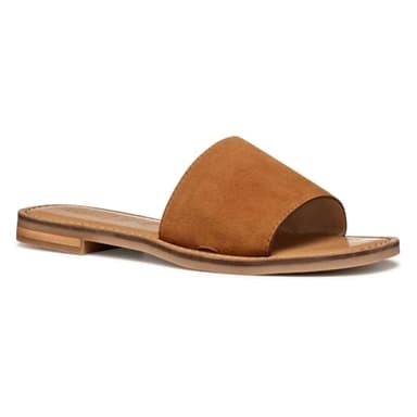 Geox Femme D MADDALUSIAC L Sandale à glissière, Camel, 38.5 EU