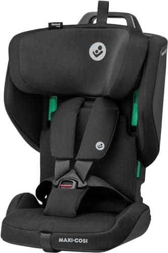 Maxi-Cosi Nomad Plus, Siège Auto Pliable, 15 Mois - 4 Ans, 67 - 105 cm, Siège Auto de Voyage Portable, Ultra-Compact et Léger, Protection contre Chocs Latéraux, pour Toute Voiture, Authentic Black
