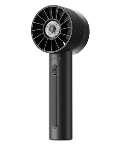 Ultralent Mini ventilateur portatif, USB, rechargeable, avec batterie, 4 vitesses, silencieux, petit ventilateur, noir