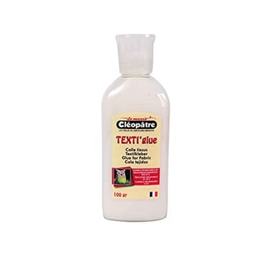 Cléopâtre Cléopâtre-TEX2-100 Forte et définitive pour Textile Tissu, Transparent, colle liquide,